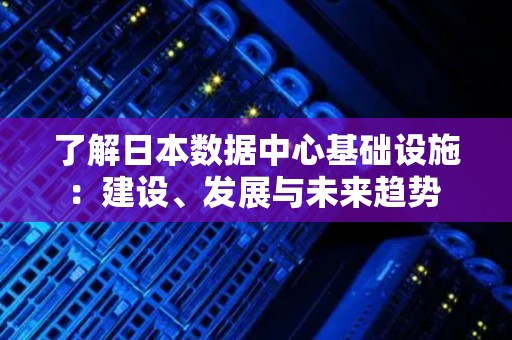 日本数据基础设施-调研